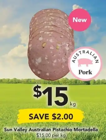 Drakes Sun Valley Australian Pistachio Mortadella offer