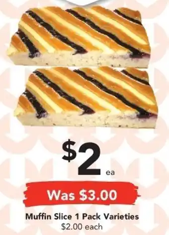 Drakes Muffin Slice 1 Pack Varieties offer