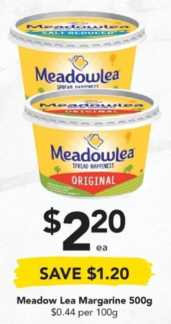 Drakes Meadow Lea Margarine 500g offer