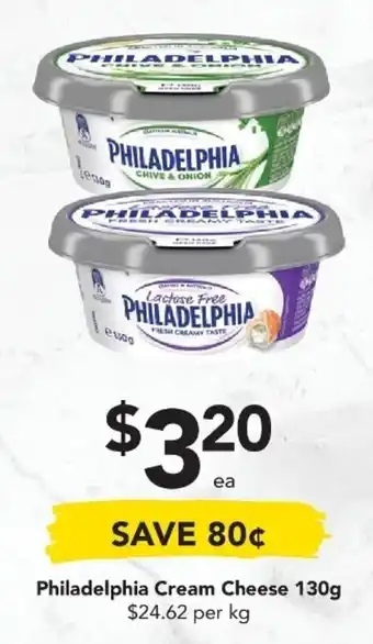 Drakes Philadelphia Cream Cheese 130g offer