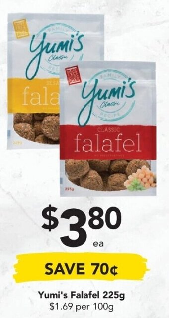 Drakes Yumi's Falafel 225g offer