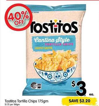 Spar Tostitos tortilla chips offer