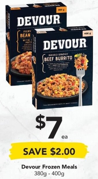 Drakes Devour Frozen Meals 380g - 400g offer