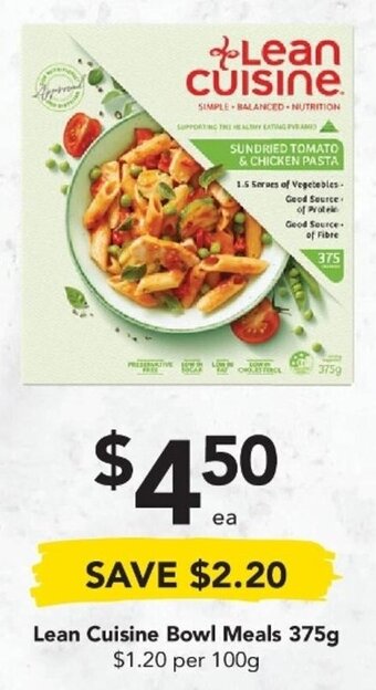 Drakes Lean Cuisine Bowl Meals 375g offer