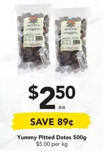 Drakes Yummy Pitted Dates 500g offer