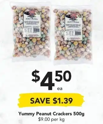 Drakes Yummy Peanut Crackers 500g offer
