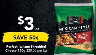 Drakes Perfect Italiano Shredded Cheese 150g offer