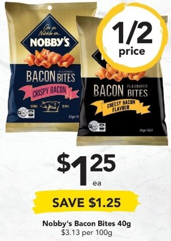 Drakes Nobby's Bacon Bites 40g offer