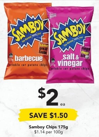 Drakes Samboy Chips 175g offer