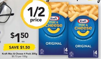 Drakes Kraft Mac & Cheese 4 Pack 205g offer