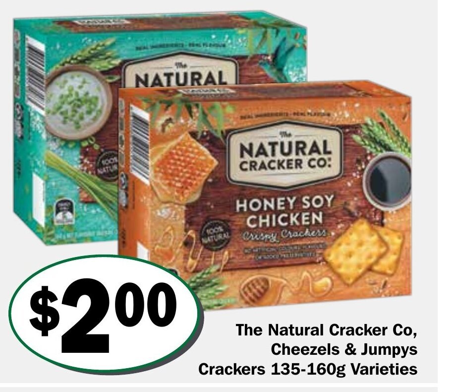 The Natural Cracker Co offer at Friendly Grocer