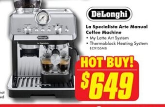 The Good Guys La Specialista Arte Manual Coffee Machine offer