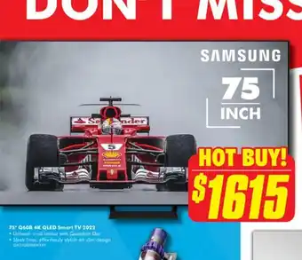 The Good Guys 75" Q60B 4K Qled Smart Tv 2022 offer
