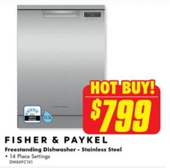 The Good Guys Freestanding Dishwasher - Stainless Steel offer