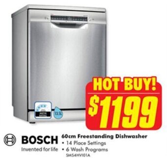 The Good Guys 60cm Freestanding Dishwasher offer