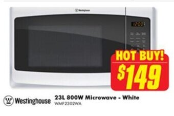 The Good Guys 23L 800W Microwave - White offer