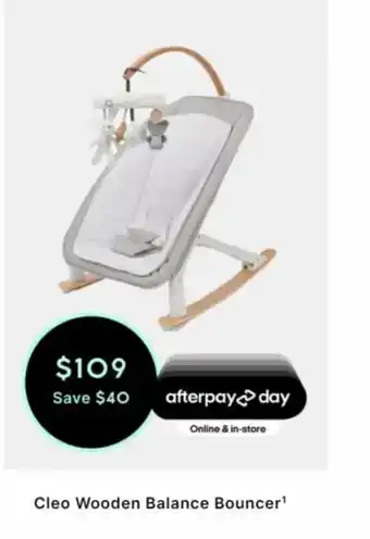 Cleo wooden balance bouncer