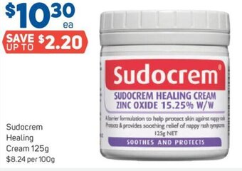 Foodland Sudocrem healing cream 125g offer