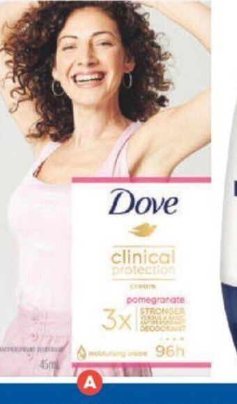 Foodland Dove clinical deodorant stick 45ml offer
