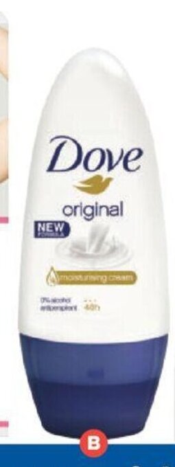 Foodland Dove roll on deodorant 50ml offer