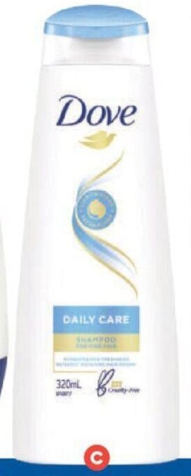 Foodland Dove shampoo or conditioner 320ml offer