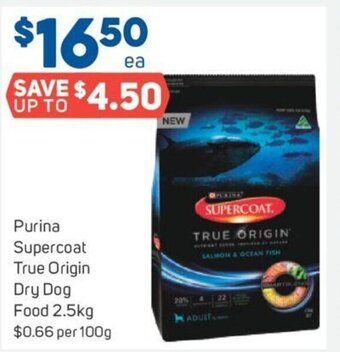 Foodland Purina supercoat true origin dry dog food 2.5kg offer