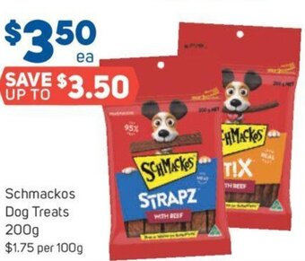 Foodland Schmackos dog treats 200g offer