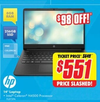 The Good Guys HP 14"Laptop offer