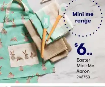 BIG W Easter Mini-Me Apron offer