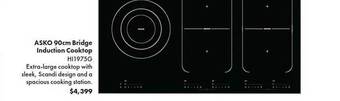 The Good Guys Asko 90cm bridge induction cooktop offer