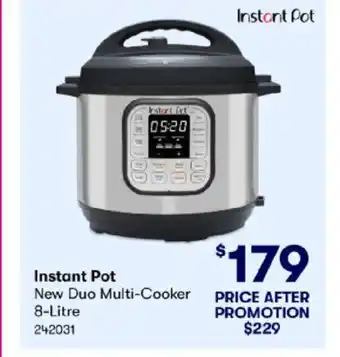 BIG W Instant Pot New Duo Multi-Cooker 8-Litre offer