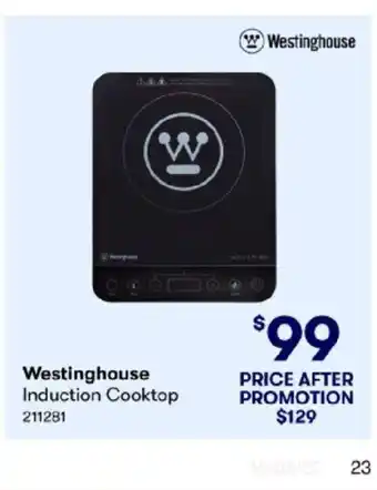 Westinghouse Induction Cooktop