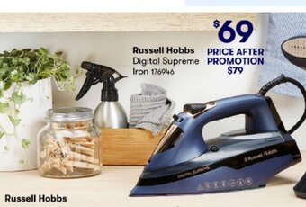 BIG W Russell Hobbs Digital Supreme Iron offer