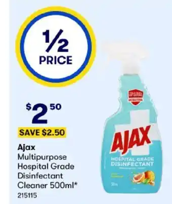 BIG W Ajax Multipurpose Hospital Grade Disinfectant Cleaner offer