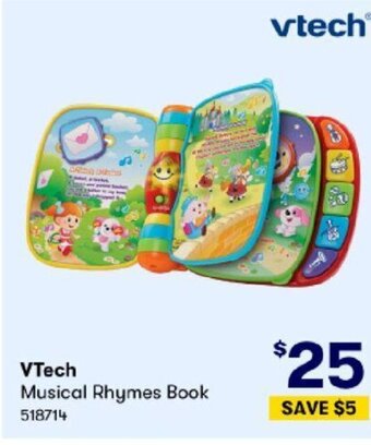 BIG W VTech Musical Rhymes Book offer