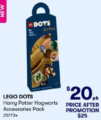 BIG W LEGO Dots Harry Potter Hogwarts Accessories Pack offer