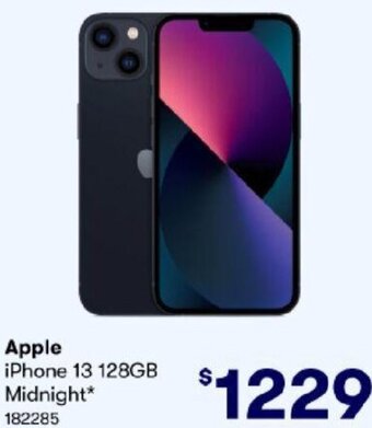 BIG W Apple iPhone 13 128GB Midnight offer