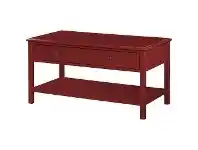 LivingStyles Wallaga Coffee Table, 97cm, Red offer