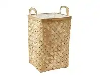 LivingStyles Aquanova Sawa Bamboo Laundry Basket, 104 Litre, Natural offer