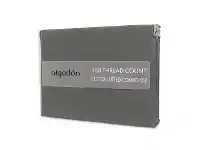 LivingStyles Algodon 300TC Cotton Fitted Sheet Combo Set, King Single, Charcoal offer