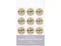 Officeworks Fragile Handle With Care Stickers Kraft 24 Pack offer