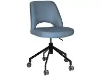 Albury Commercial Grade Gravity Fabric Gas Lift Office Chair, Denim / Black
