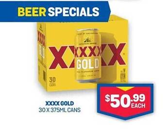 Bottlemart Xxxx gold offer