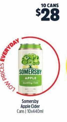 BWS Somersby apple cider offer