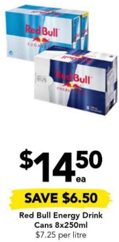 Red Bull Energy Drink Cans X Ml Offer At Drakes