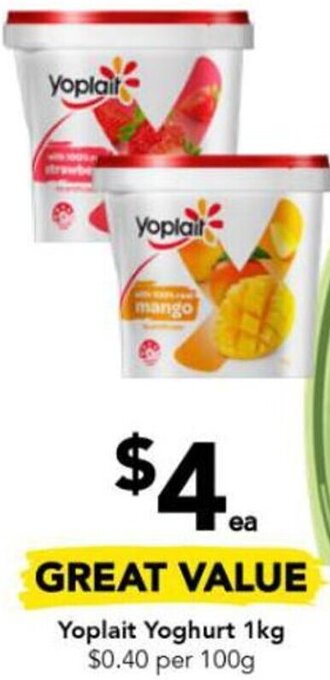 Drakes Yoplait Yoghurt 1kg offer