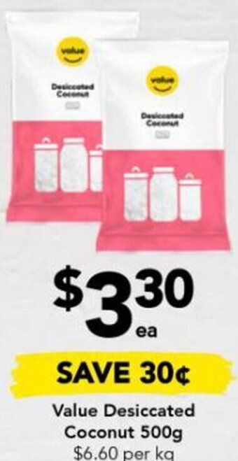 Drakes Value Desiccated Coconut 500g offer