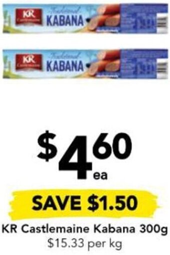 Drakes KR Castlemaine Kabana 300g offer
