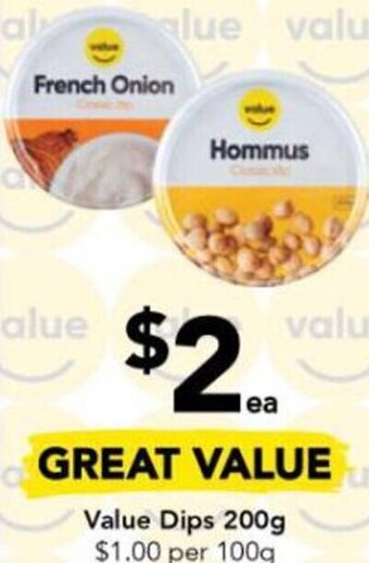 Drakes Value Dips 200g offer
