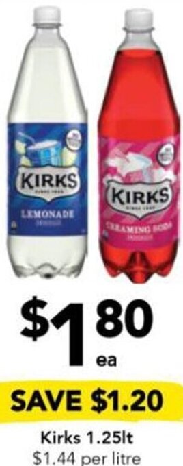 Drakes Kirks 1.25lt offer